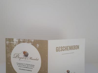 Geschenkbon Plaque & Muselet : waarde 150 EUR